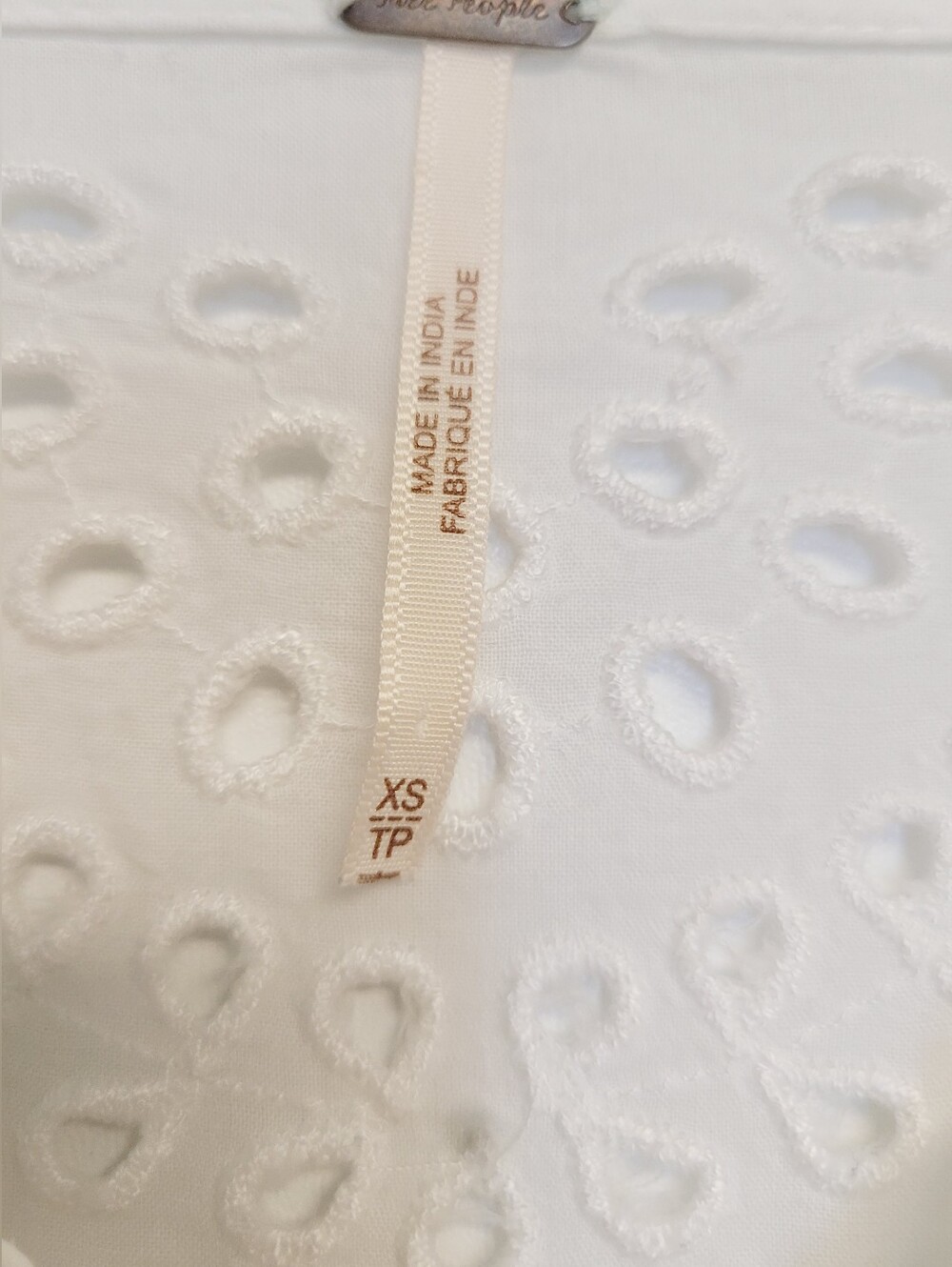 Free People Sea Of Love TunicTop in Ivory Dreams XS - Picture 4 of 13